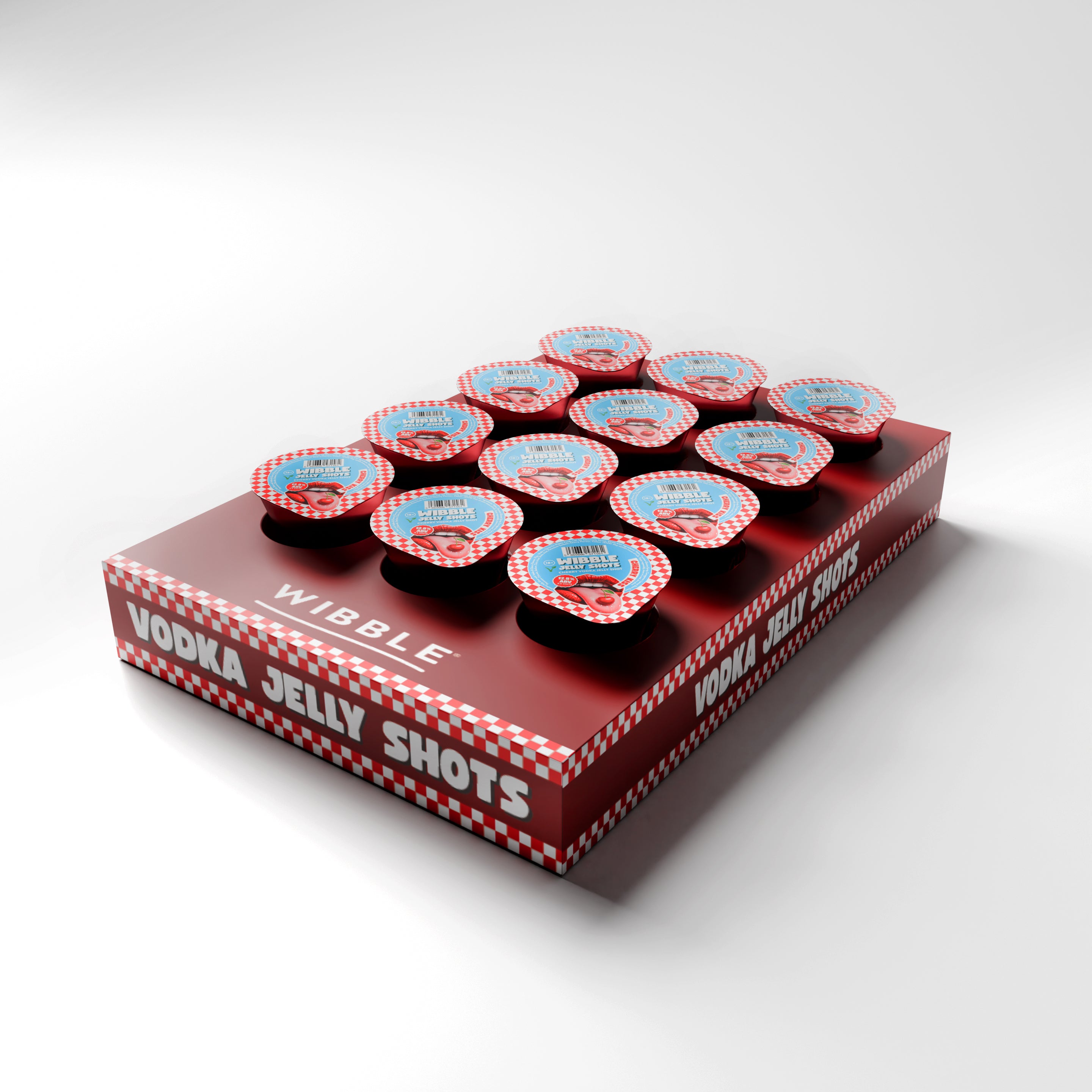 12 x Cherry Kiss Jelly Shot